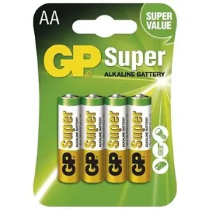GP Super Alkaline Batterien LR6 (AA) - 4 Stück in Blisterpackung