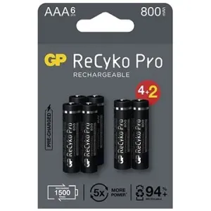 Wiederaufladbarer Akku GP ReCyko Pro Professional AAA (HR03), 6 Stk