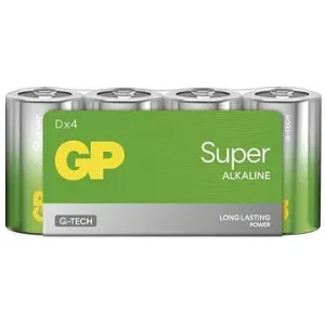 GP Alkaline-Batterien Super D (LR20), 4 Stück