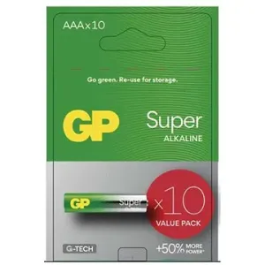 GP Super AAA Alkaline-Batterien (LR03), 10 Stück