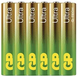 GP Ultra AAA Alkaline-Batterie (LR03), 6 Stück
