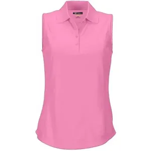 GREGNORMAN PROTEK SLEEVELESS POLO W Poloshirt für Damen, rosa, veľkosť XL