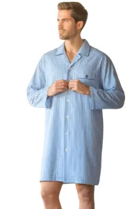 Herren Pyjamas aus Flanell AXEL XL Hellblau / Light blue
