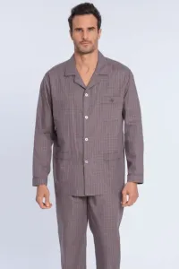 Herren Pyjamas HUGO Grau / Grey 3XL