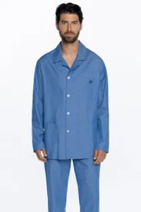Herren Pyjamas PATRICIO 3XL Blau / Blue