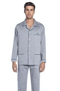 Herren Pyjamas PEDRO L Grau / Grey