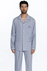 Herren Pyjamas RAUL XL Blau / Blue