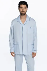 Herren Pyjamas VINCENTE 4XL Blau / Blue