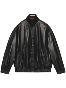 GUCCI - Leather Bomber Jacket #1349721
