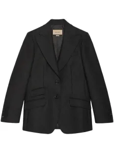 GUCCI - Wool Single-breasted Blazer Jacket