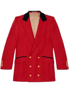 GUCCI - Wool And Linen Blend Blazer Jacket #218772