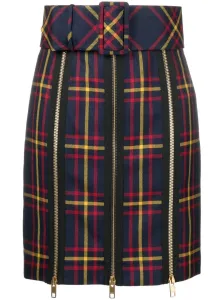GUCCI - Tartan Wool Skirt