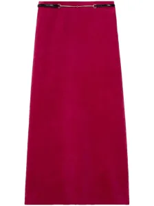 GUCCI - Velvet Midi Skirt