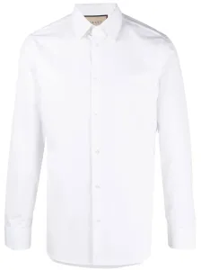 GUCCI - Gg Embroidery Cotton Shirt