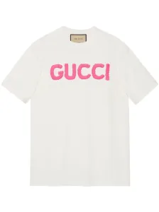 GUCCI - Logo Cotton T-shirt #1499099