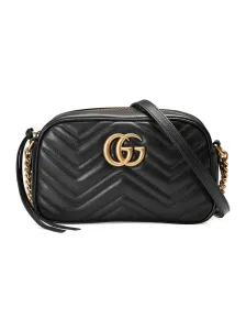 GUCCI - Gg Marmont Small Leather Shoulder Bag #1522053
