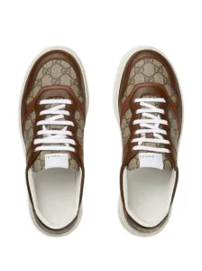 GUCCI - Logoed Leather Sneakers