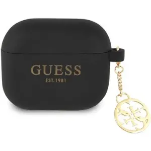 Guess 4G Charms Silikoncover für Apple Airpods 3 Black