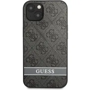 Guess PU 4G Stripe Cover für Apple iPhone 13 Grey