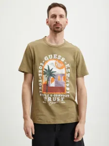 Guess Palm Window T-Shirt Beige