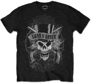 Guns N' Roses T-Shirt Faded Skull Black 2XL