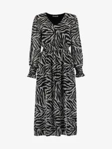 Hailys Zebra Kleid Schwarz #787743