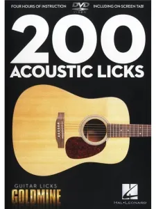 Hal Leonard 200 Acoustic Licks - Guitar Licks Goldmine Noten #52722