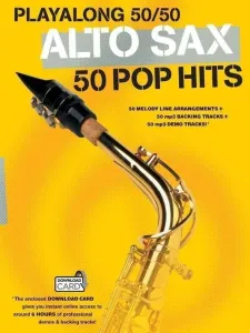Hal Leonard Playalong 50/50: Alto Sax - 50 Pop Hits Noten