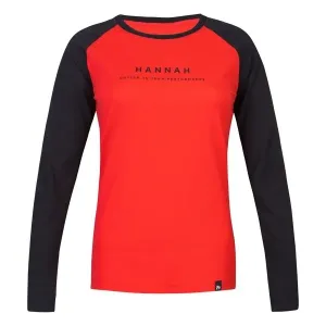 Hannah PRIM Langärmliges Damenshirt, rot, größe