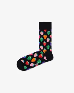 Happy Socks Strawberry Socken Schwarz mehrfarben