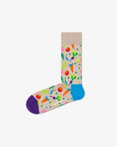Happy Socks Veggie Socken Beige mehrfarben