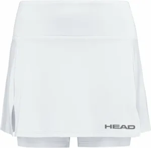 Head Club Basic Skirt Women White L Tennisrock