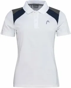 Head Club Jacob 22 Tech Polo Shirt Women White/Dark Blue XL Tennis-Shirt