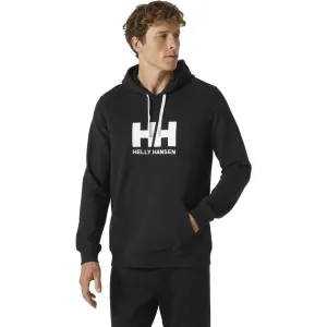 Helly Hansen LOGO Herren Sweatshirt mit Kapuze, schwarz, veľkosť M