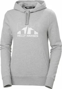 Helly Hansen Women's Nord Graphic Pullover Hoodie Grey Melange XS Outdoor Hoodie