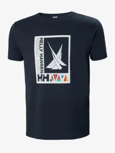 Helly Hansen SHORELINE T-SHIRT 2.0 Herrenshirt, dunkelblau, größe