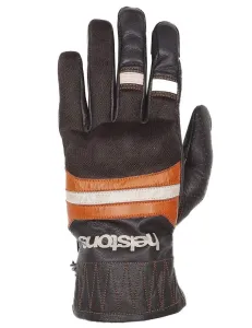 Helstons Bull Air Summer Leather Mesh Braun Beige Orange Handschuhe Größe T13