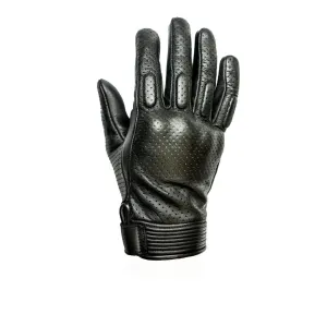 Helstons Side Perforated Schwarz Handschuhe Größe T12