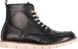 Helstons Liberty Leather Aniline Ciré Schwarz Wax Schuhe Größe 41