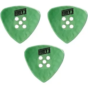 Henry's Picks Buttone, BASSER, 2mm, green, 3 pcs