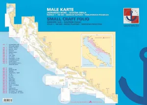 HHI Male Karte Jadransko More/Small Craft Folio Adriatic Sea Eastern Coast 2022 #55936