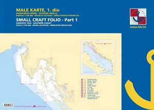 HHI Male Karte Jadransko More/Small Craft Folio Adriatic Sea Eastern Coast Part 1 2022 #55935
