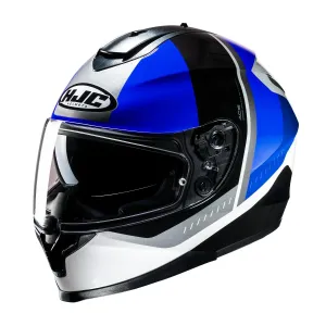 HJC C70N Alia Black Blue Full Face Helmet Größe 2XL