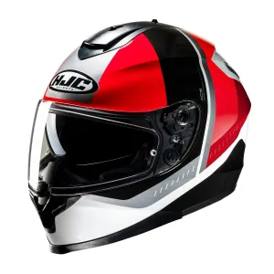 HJC C70N Alia Black Red Full Face Helmet Größe XL