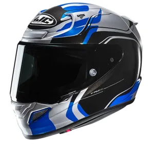HJC RPHA 12 Lawin Black Blue Full Face Helmet Größe XL