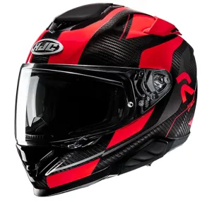 HJC RPHA 71 Carbon Hamil Black Red Full Face Helmet Größe M