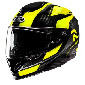 HJC RPHA 71 Carbon Hamil Black Yellow Full Face Helmet Größe M