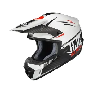 HJC CS-MX II Tweek White Black Offroad Helmet Größe M