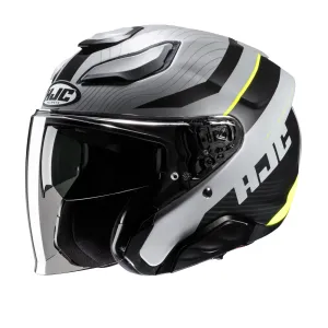 HJC F31 Naby Black Grey Jet Helmet Größe XS