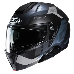HJC i91 Carst Black Grey Modular Helmet Größe XS